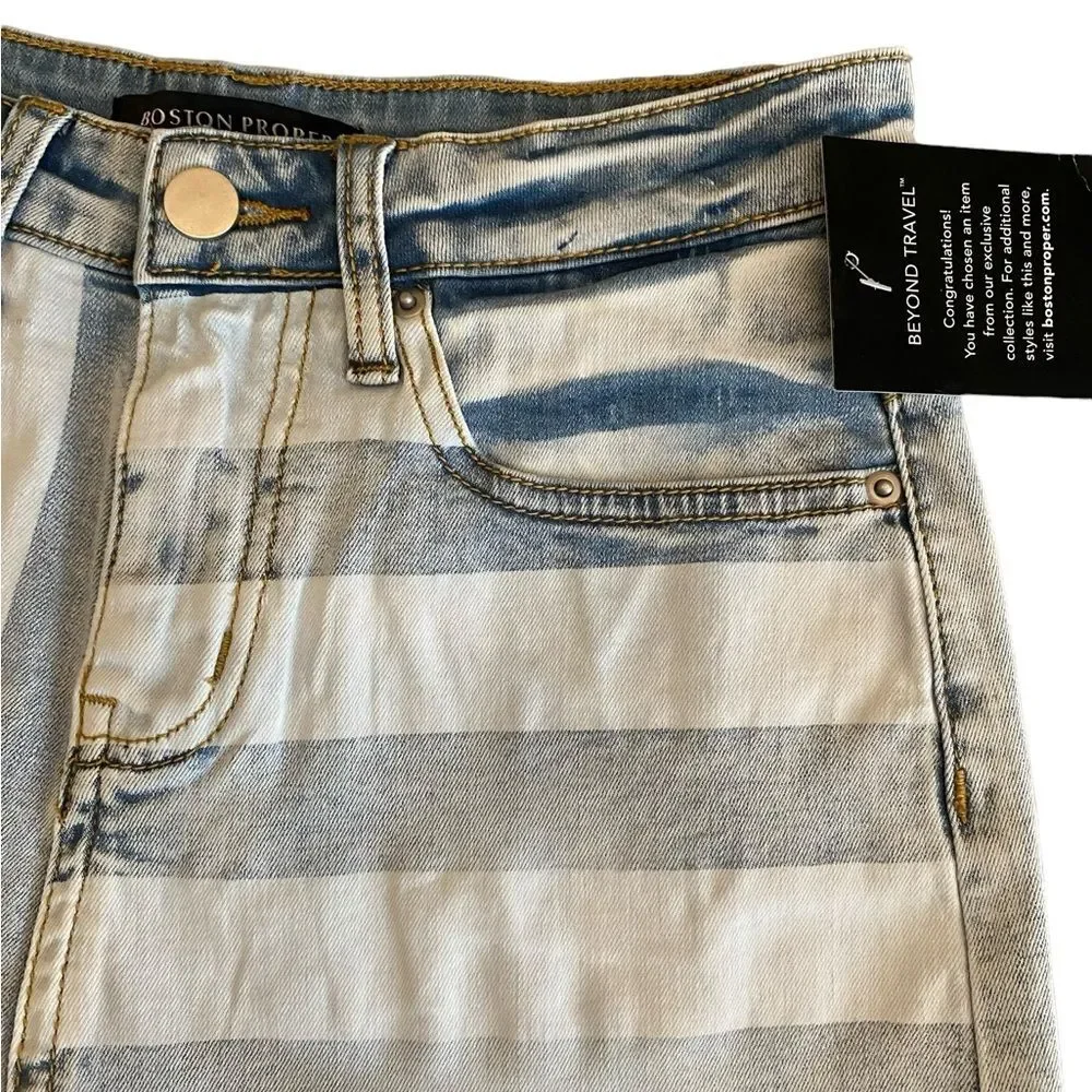 Boston Proper | Women’s Denim shorts Stars & Stripes shorts NWT size 0